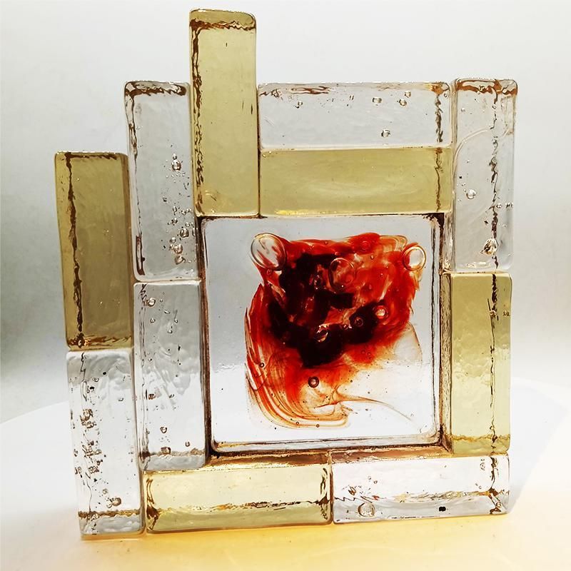 1950s Rare Big Ashtray / Sculpture In Hand Blown Artistic Murano Glass Attributed To Toni Zuccheri. photo buy
