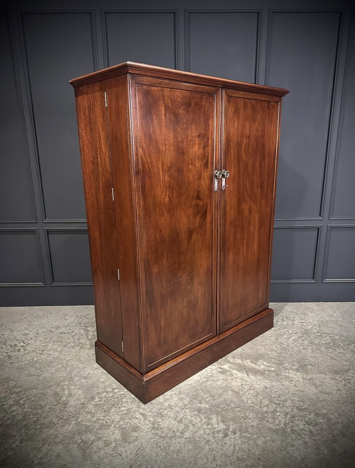 Mahogany Compactum Wardrobe, 1920s photo for sale
