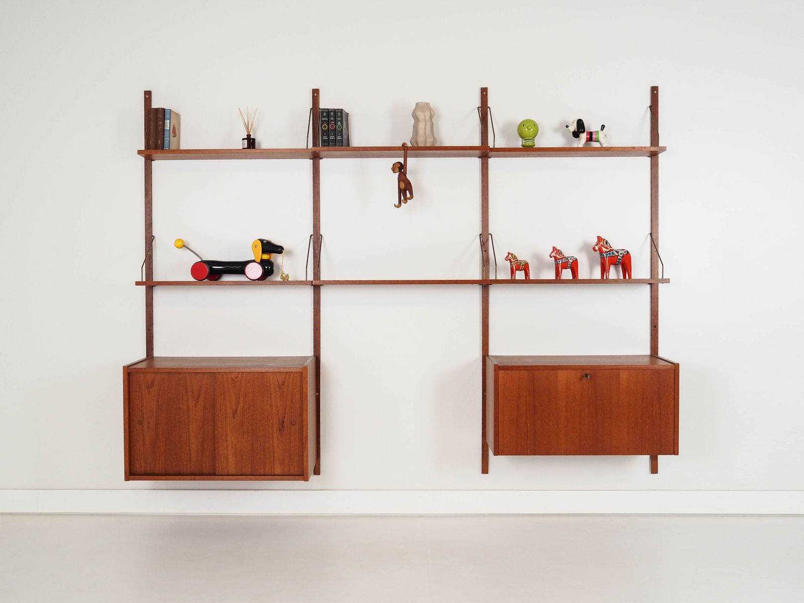 Teak Shelving Unit, Danish Design, 1960s, Production: Denmark photo furniture