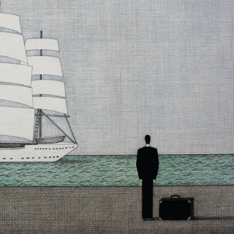 Dream Of A White Sailing Boat, 2013 Joanna Wiszniewska Domanska