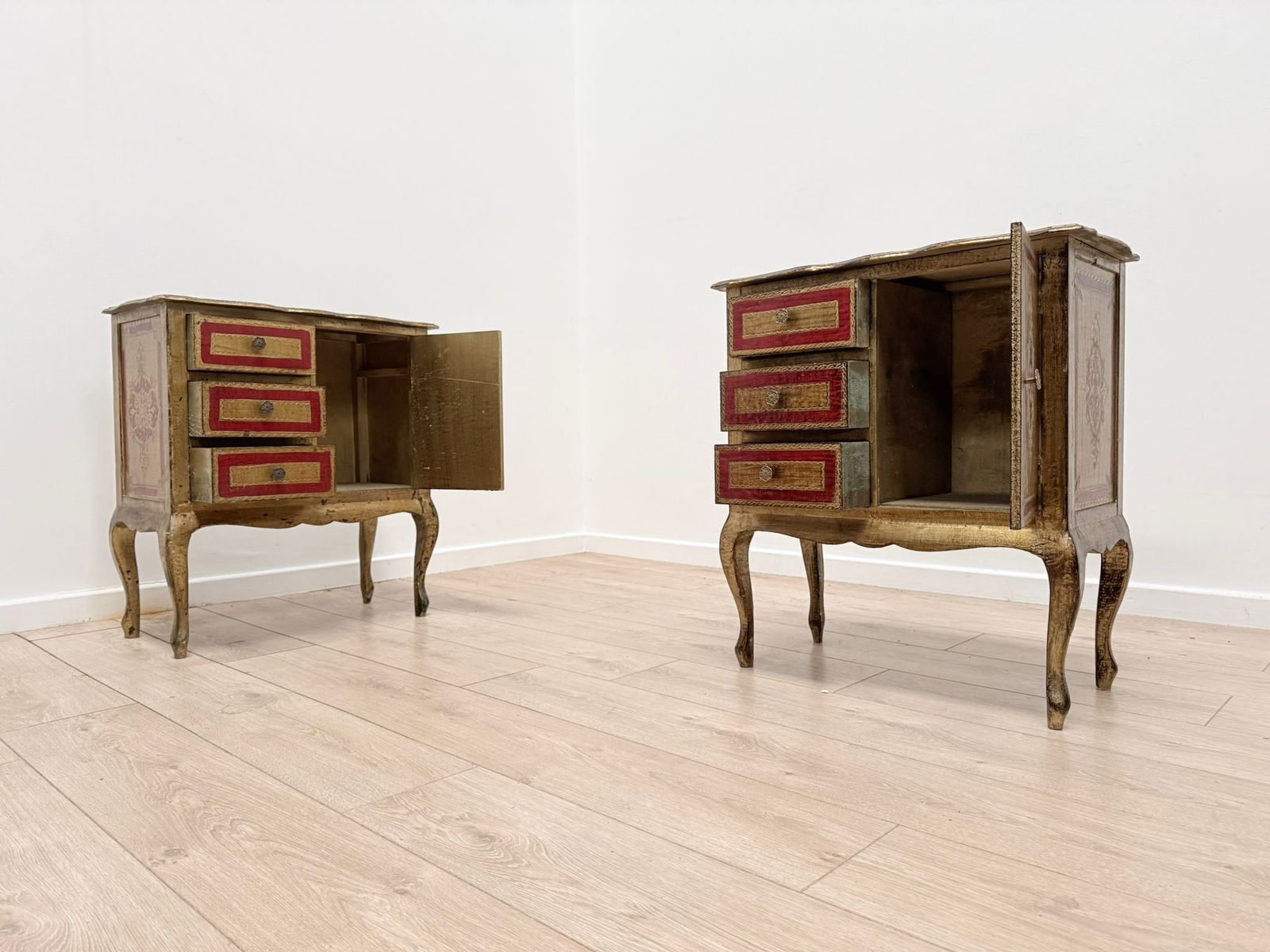 photo buy Superb Near Pair Italian Florentine Cabinets  Early 20th Century Delivery Available 0207.