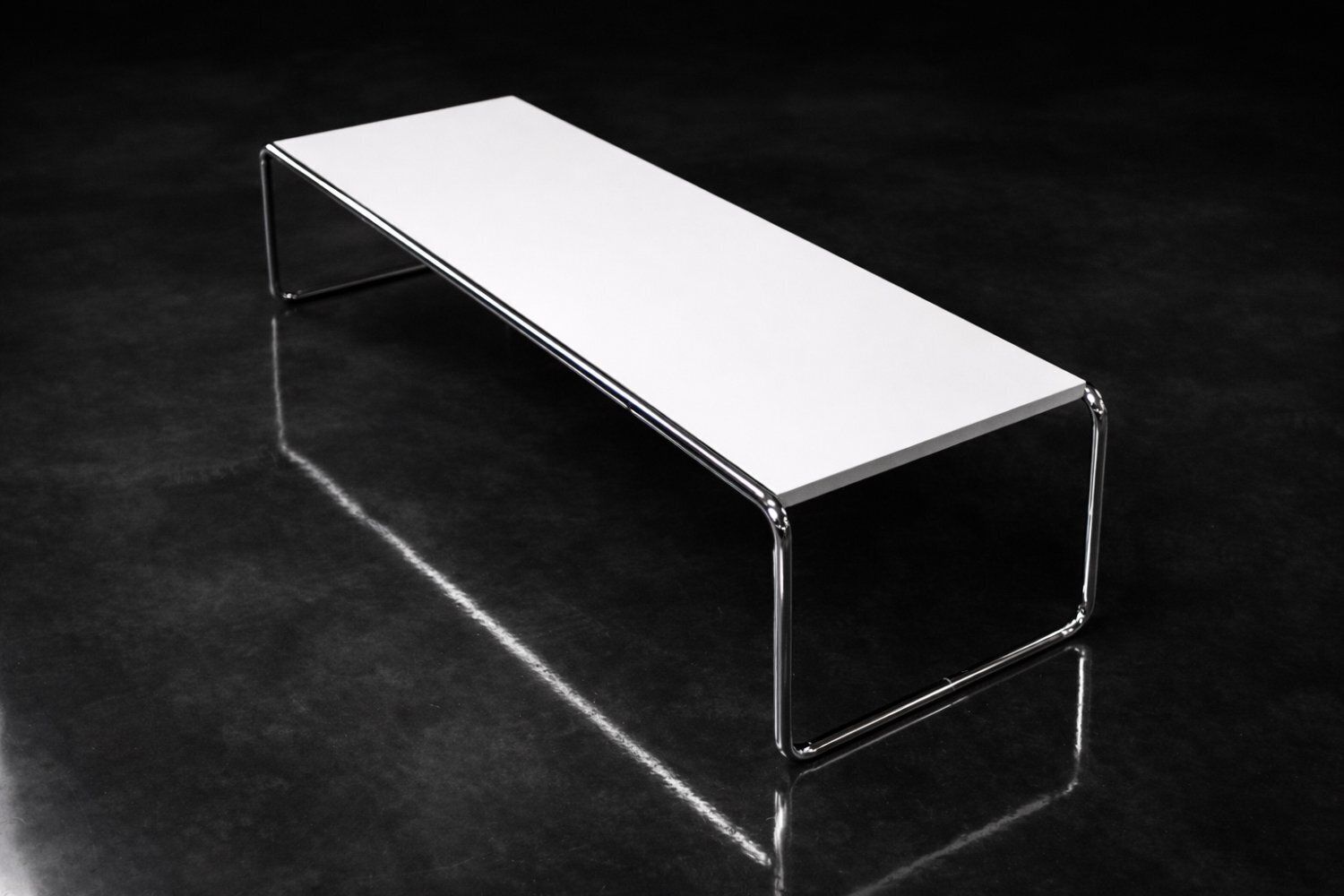 2693.0 Mid Century Italian Modern Laccio Kiga Coffee Table By Marcel Breuer For Gavina, 1960s photo