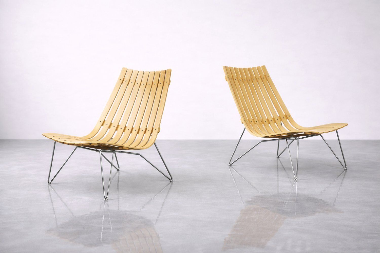 Scandinavische Fauteuils Van Hans Brattrud Voor Fjordfiesta, Jaren 2000, Set Van 2