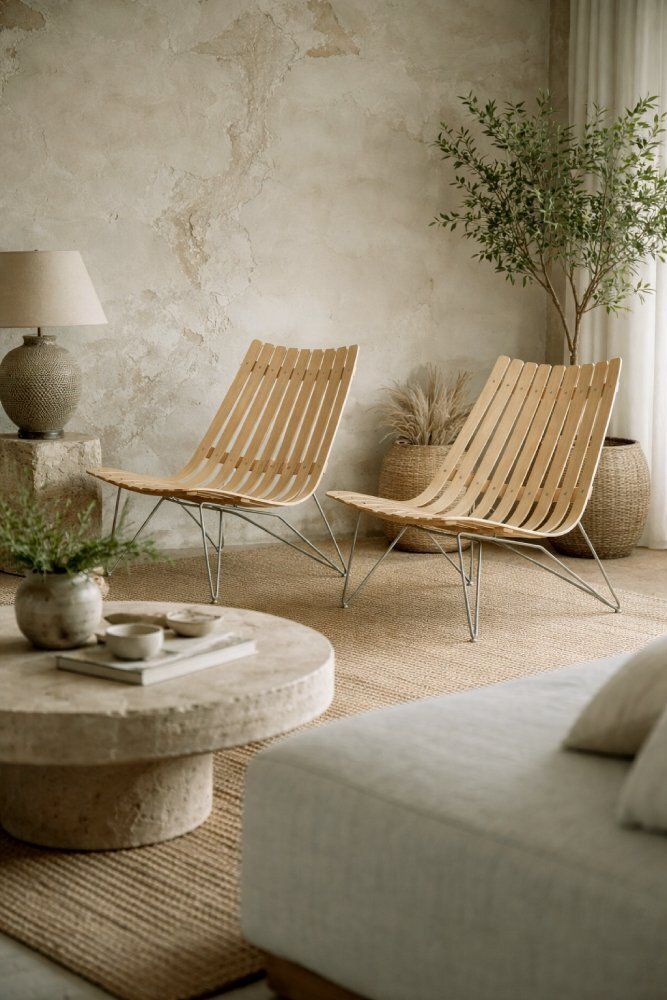 Scandinavian Easy Chairs By Hans Brattrud For Fjordfiesta, 2000s, Set Of 2 photo furniture