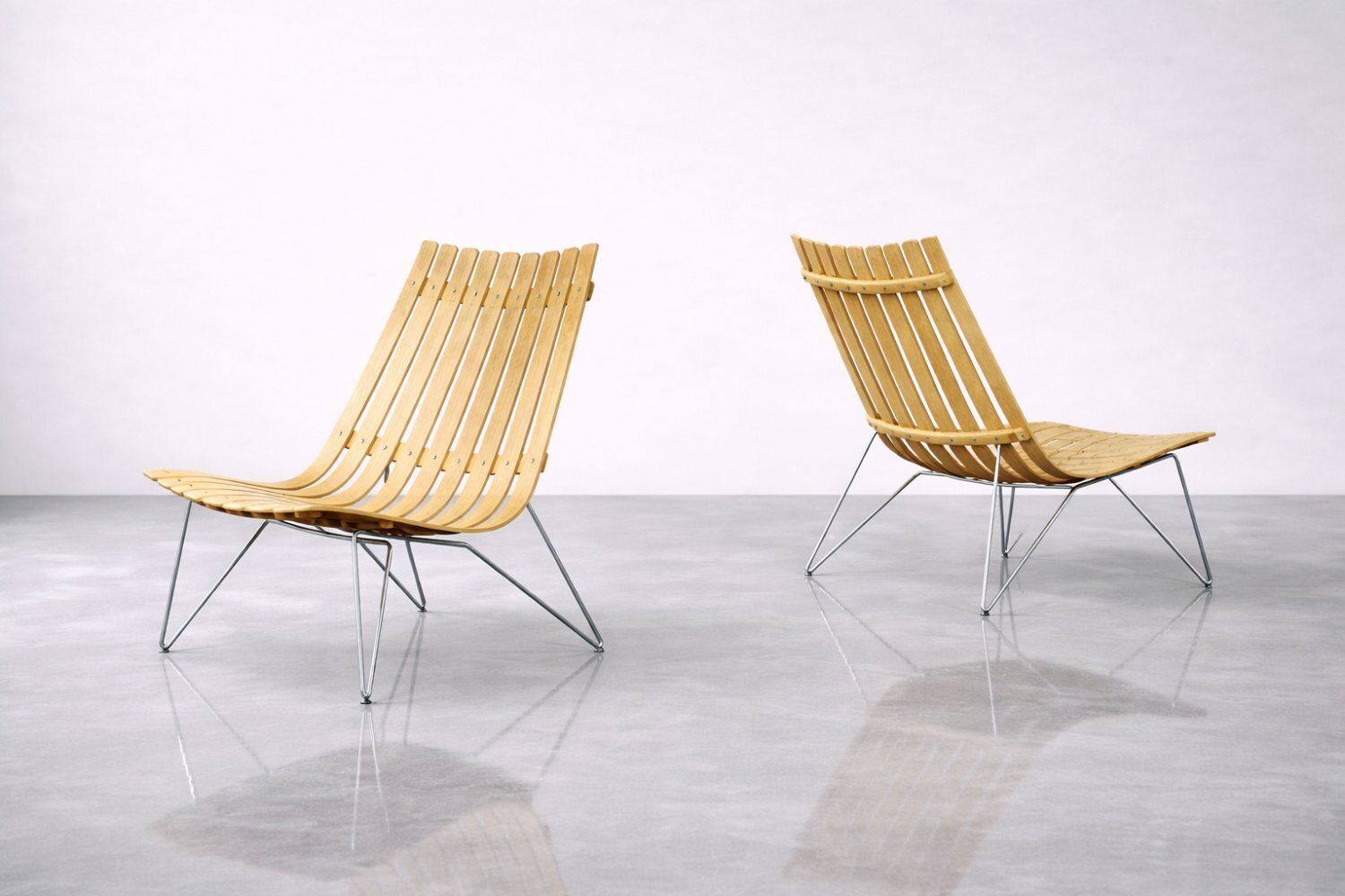 Scandinavian Easy Chairs By Hans Brattrud For Fjordfiesta, 2000s, Set Of 2 photo Furniture