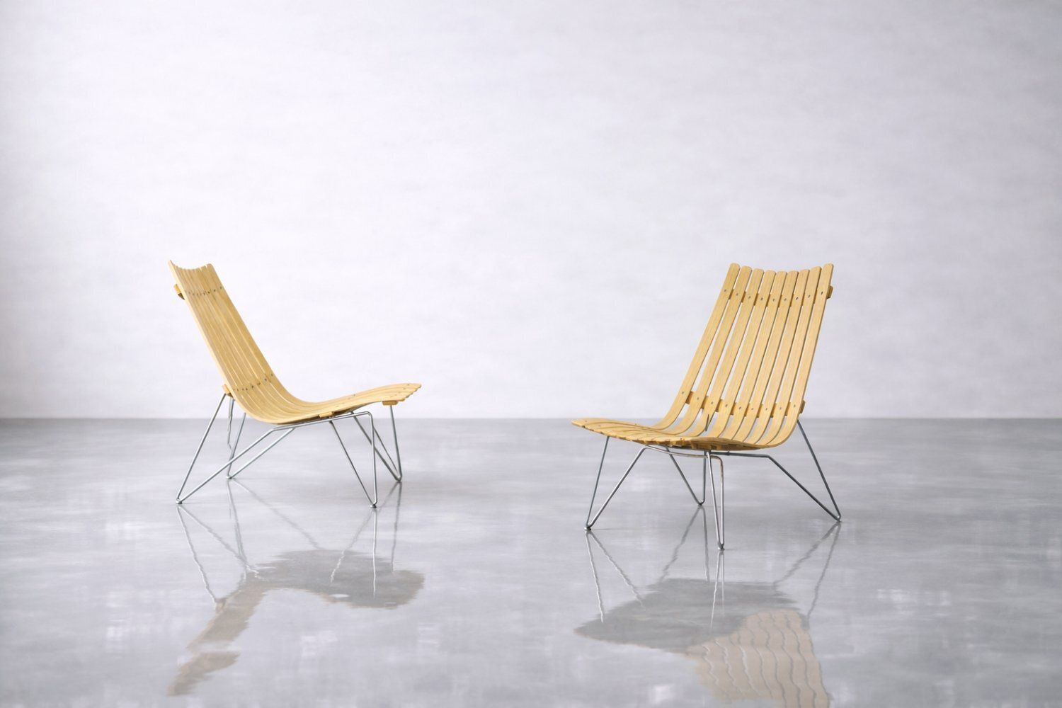Scandinavian Easy Chairs By Hans Brattrud For Fjordfiesta, 2000s, Set Of 2 photo vinterior