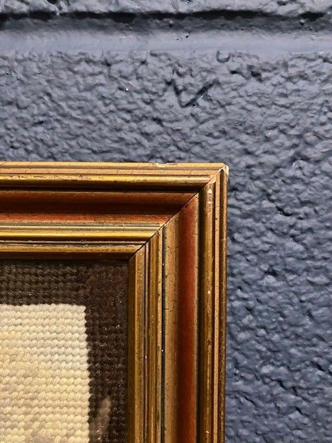 Vintage Needlepoint Tapestry Framed By Frost & Reed, Dated 1950 By F.W. Clements photo Art