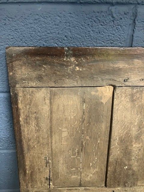 photo vintage Antique Coffer Oak 17th Century  Blanket Chest Charles I / II Gothic Style Trunk