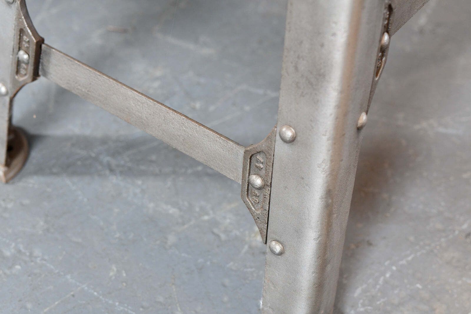 Large Industrial Dining Table By H Mc G And Co Ltd Circa 1920s photo vinterior