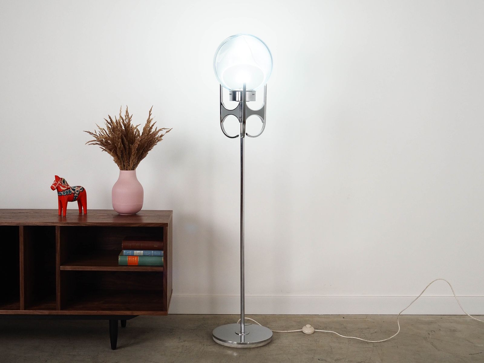 Vloerlamp Murano Glas Italiaans Design, Productie Italië Ca. Jaren 1970 photo for sale