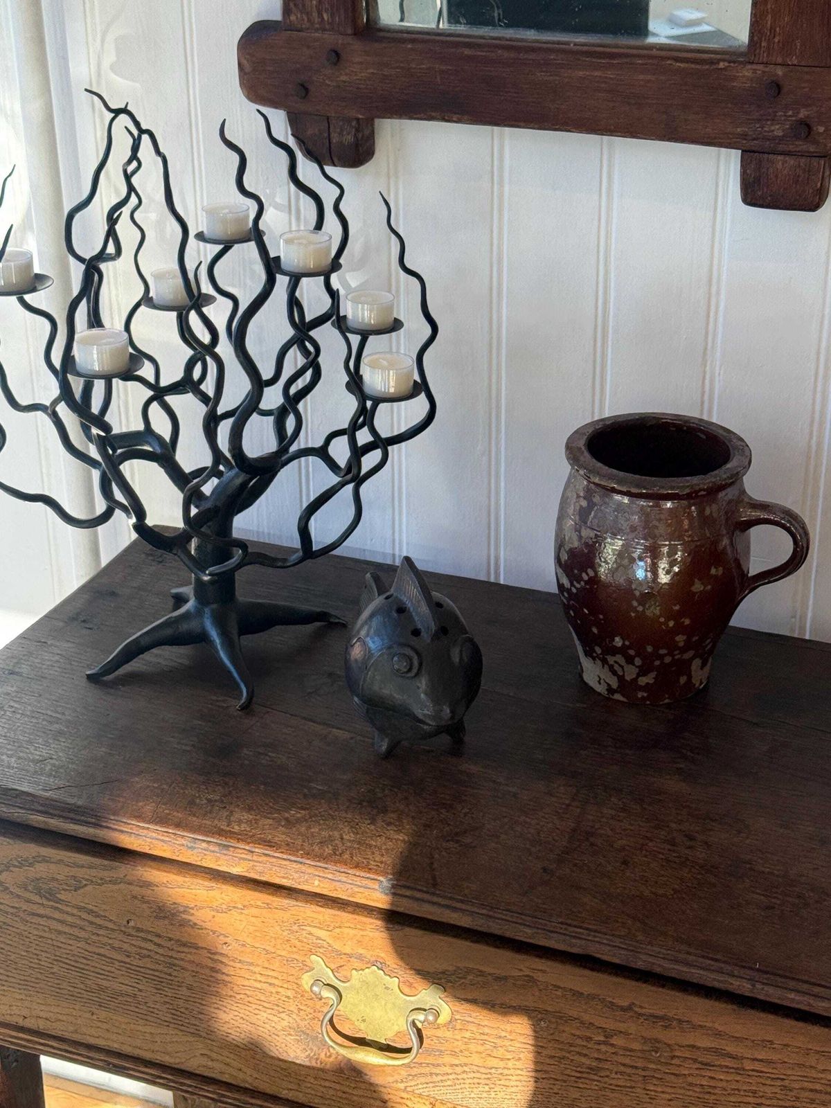 Antique 19th Century Farmhouse Storage Pot
