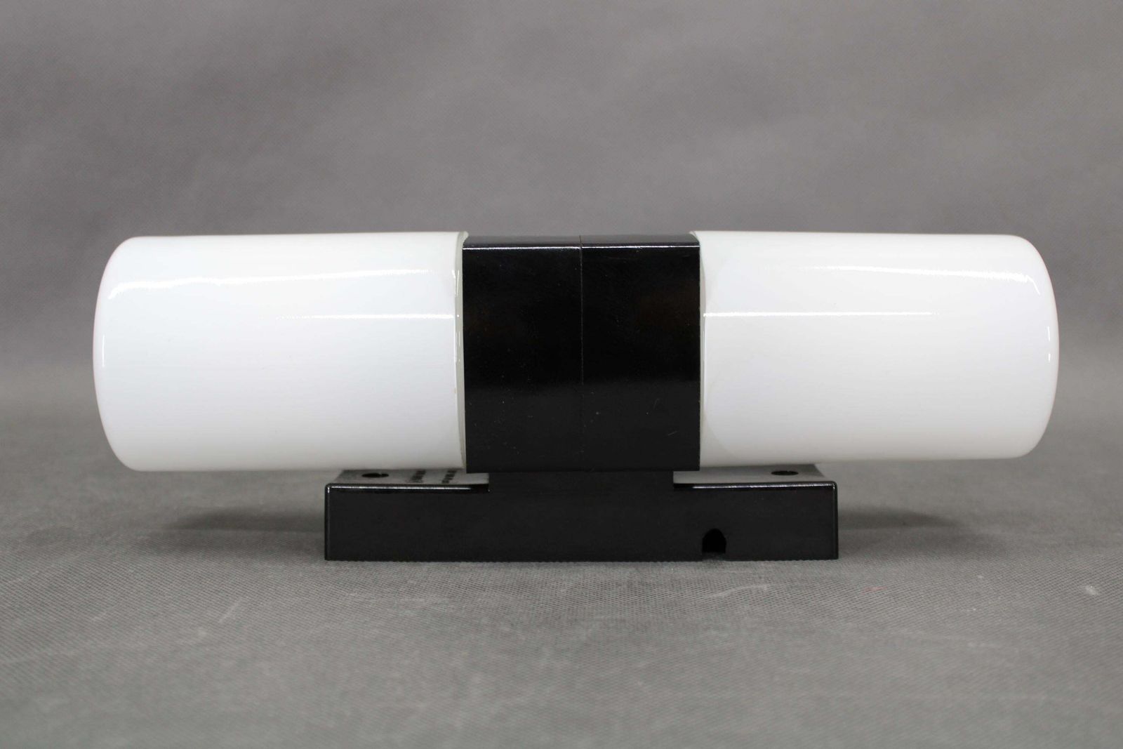 Mid Century Bakelite And Opaline Glass Wall Light, Czechoslovakia 1960s photo 224.0