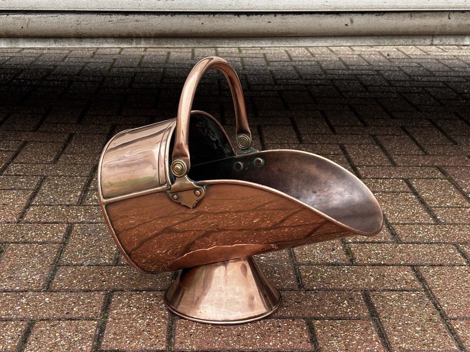 Victorian Copper Coal Bucket photo furniture