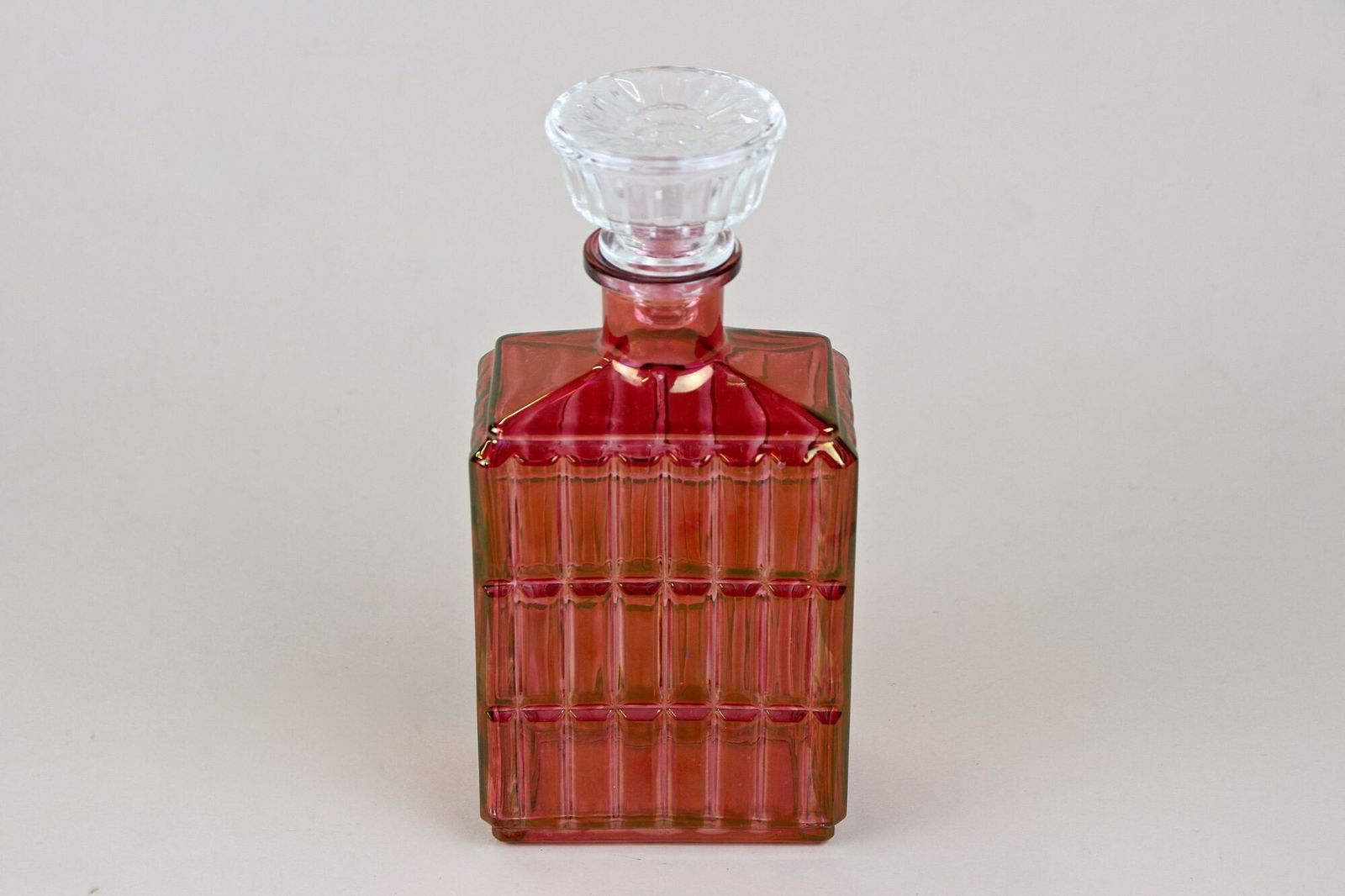 20th Century Art Deco Glass Decanter Or Liquor Bottle, Austria Ca. 1930 photo furniture