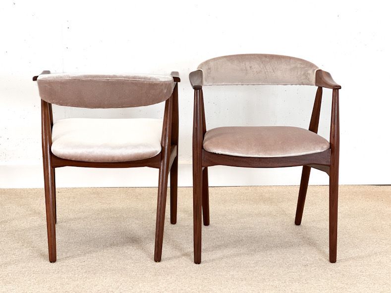 photo furniture Pair Of Danish Armchairs By Thomas Harlev For Fastrup, Afromosia, 1960s