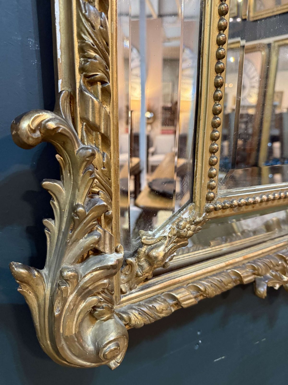 19th Century French Gilt Mirror In The Louis XVI Style photo 1695.0