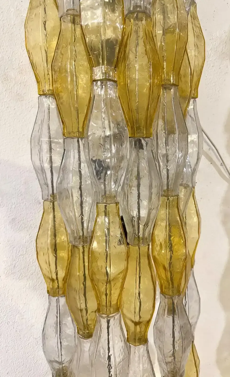 Pair Of Murano Glass “Poliedri” Wall Sconces By Carlo Scarpa For Venini, 1960s photo 5540.0