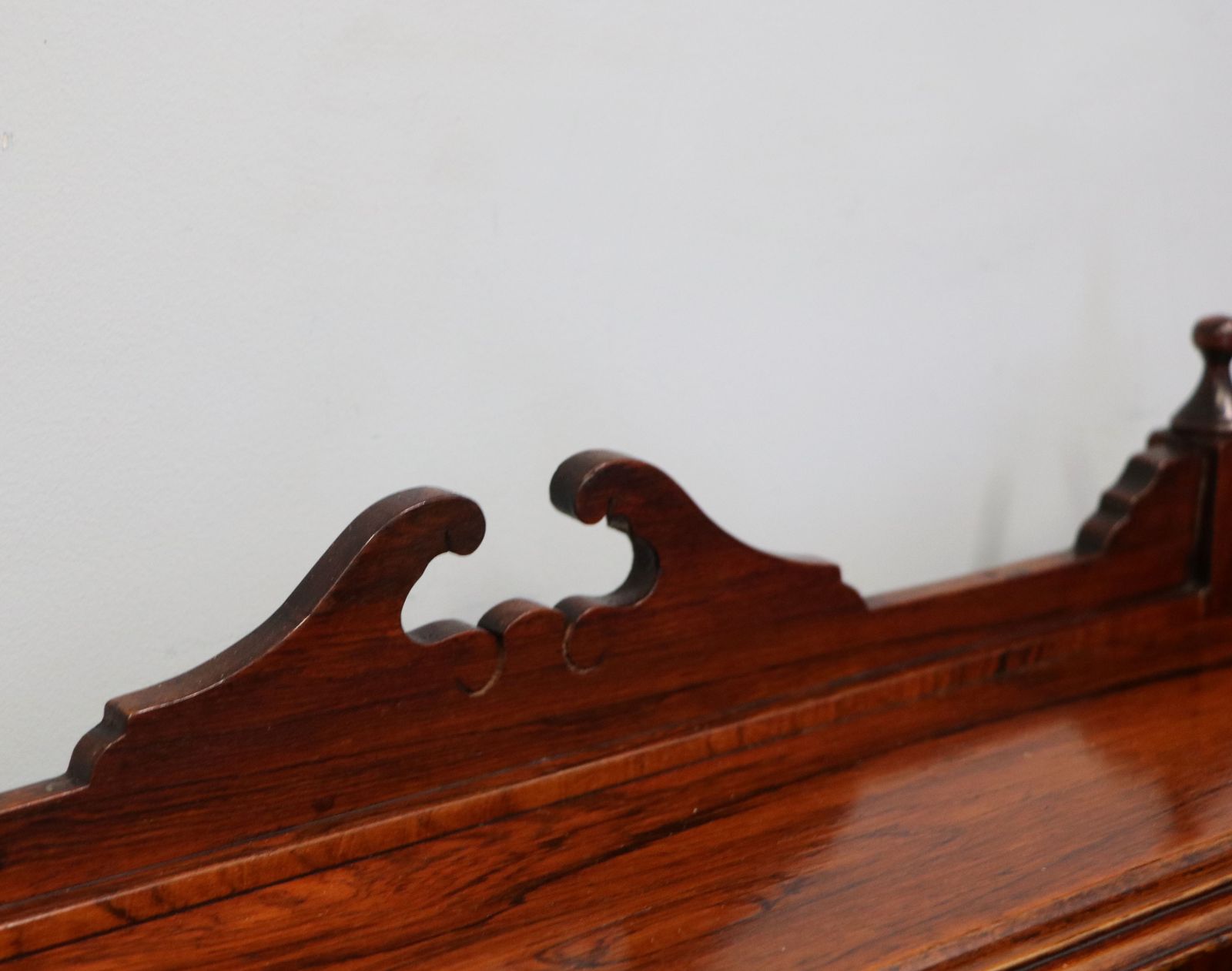 Furniture A Lovely Late 19th Century Hardwood And Inlaid Former Sheet Music Cabinet. photo