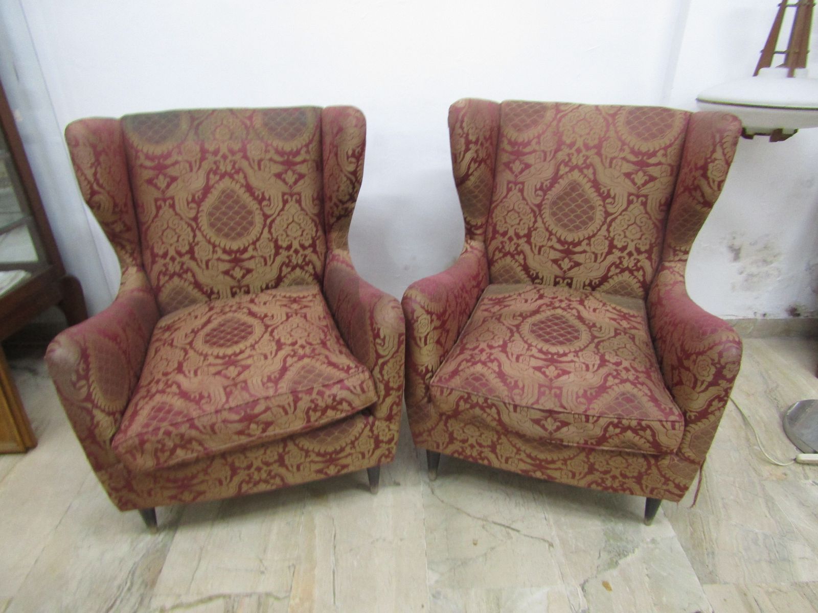 Pair Of Armchairs In The Style Of Gio Ponti
