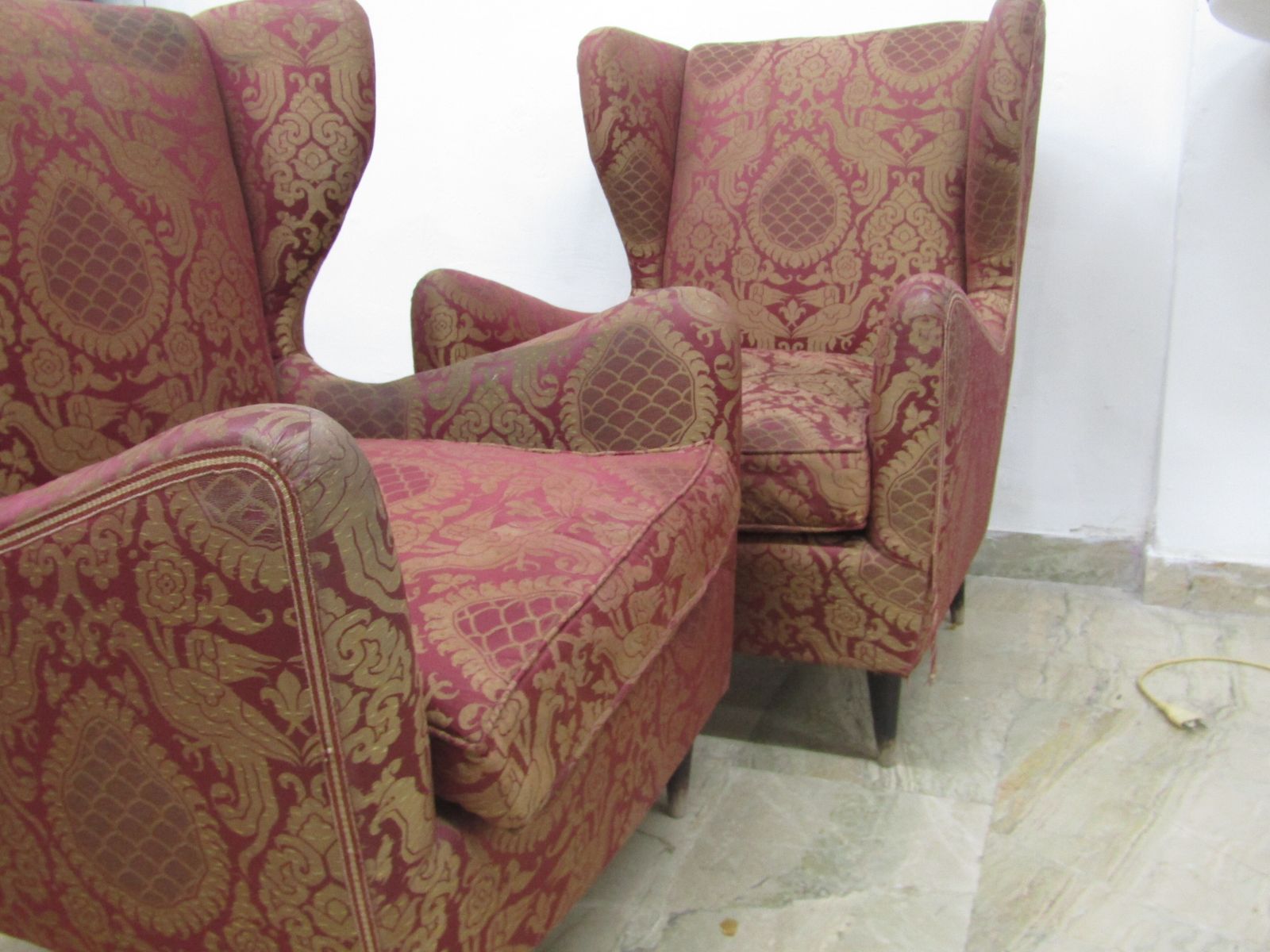 photo furniture Pair Of Armchairs In The Style Of Gio Ponti