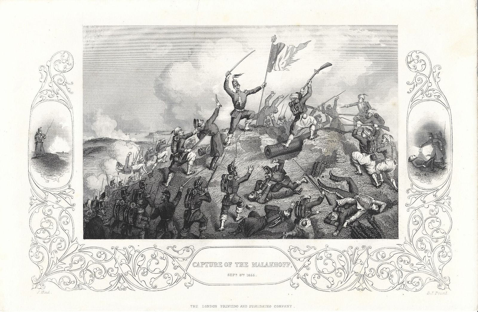 (Crimea) A Set Of 10 Engravings Depicting The Crimea War, The Battles With The Russian Empire By John Tallis C1858 photo 125.0