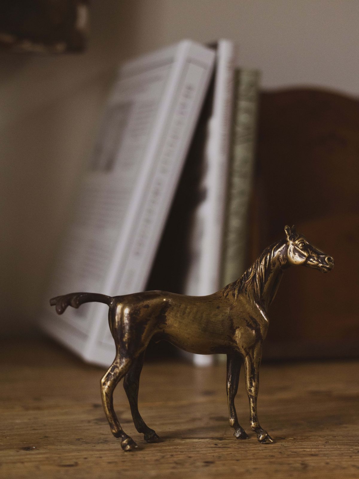 Early 20th Century Gilt Bronze Study Of A Horse photo for sale