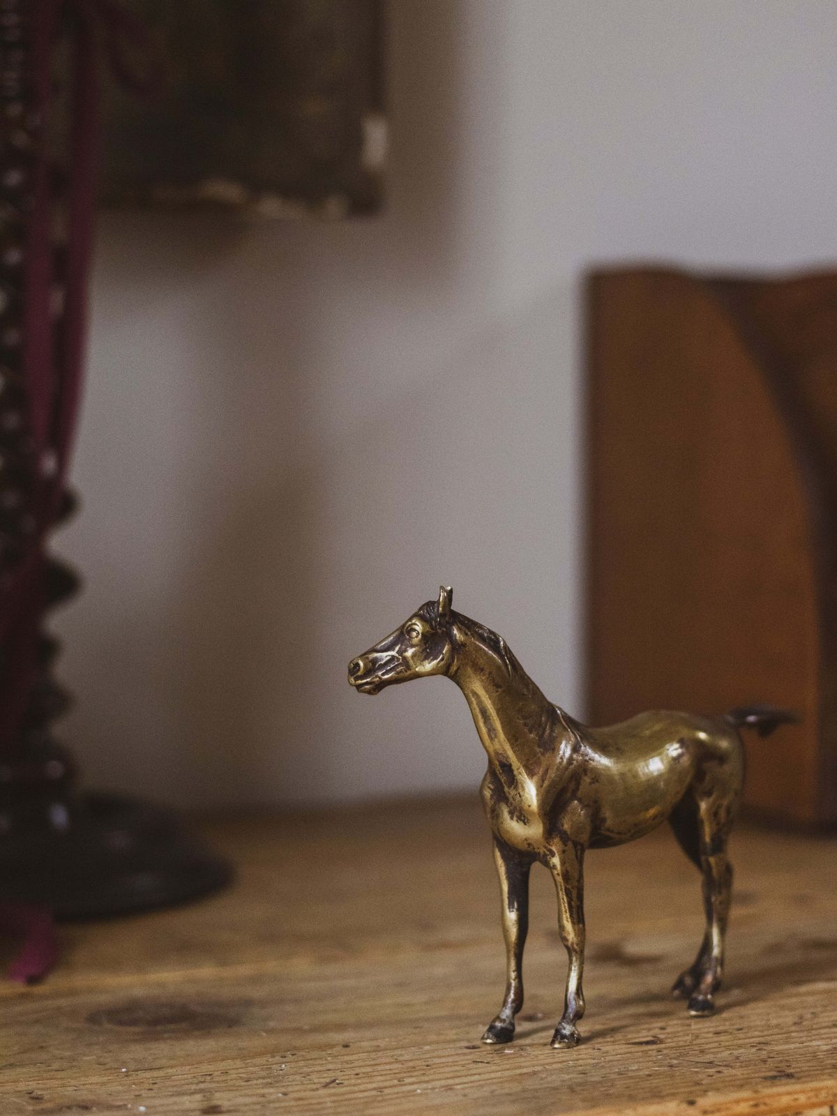Early 20th Century Gilt Bronze Study Of A Horse photo buy