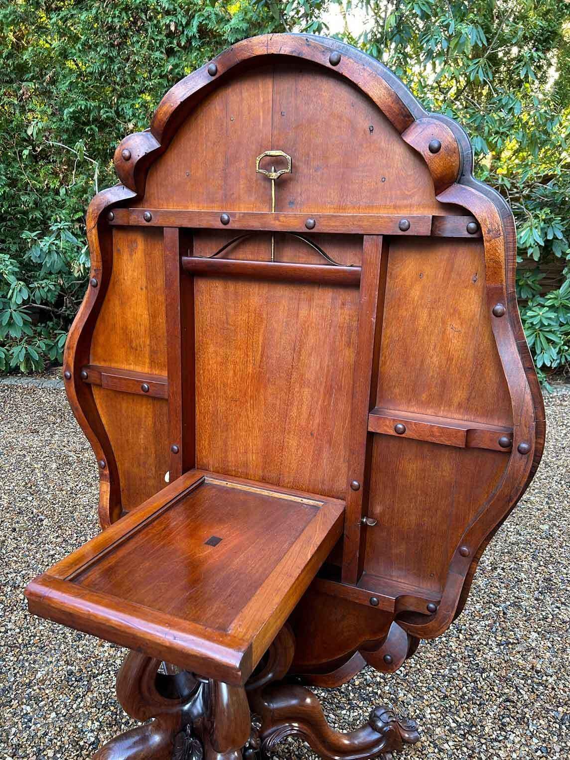 photo for sale William IV Rosewood Tilt Top Oval Serpentine Dining Table