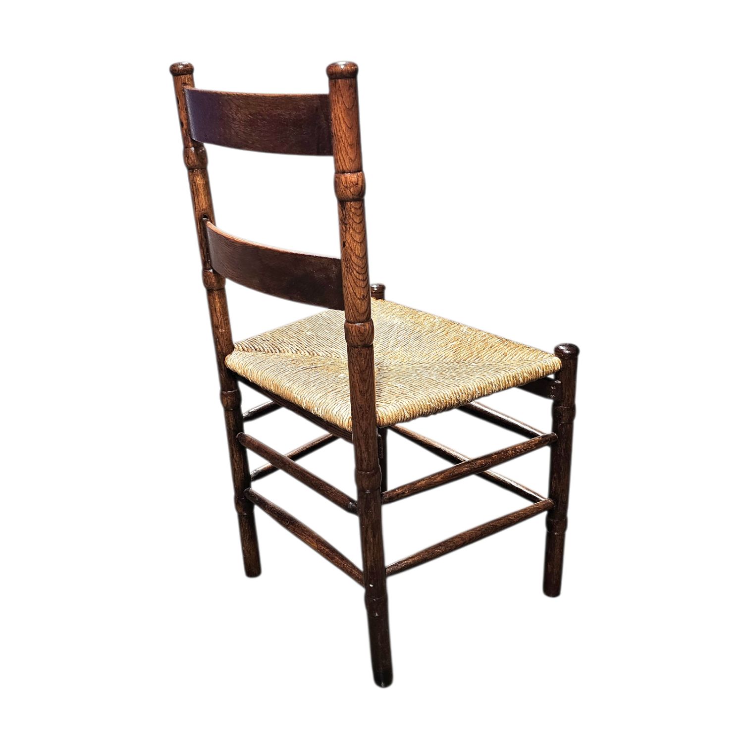 2 X Art Deco Rush Chair / Amsterdamse School / Jac Levee / Mid Century photo Furniture