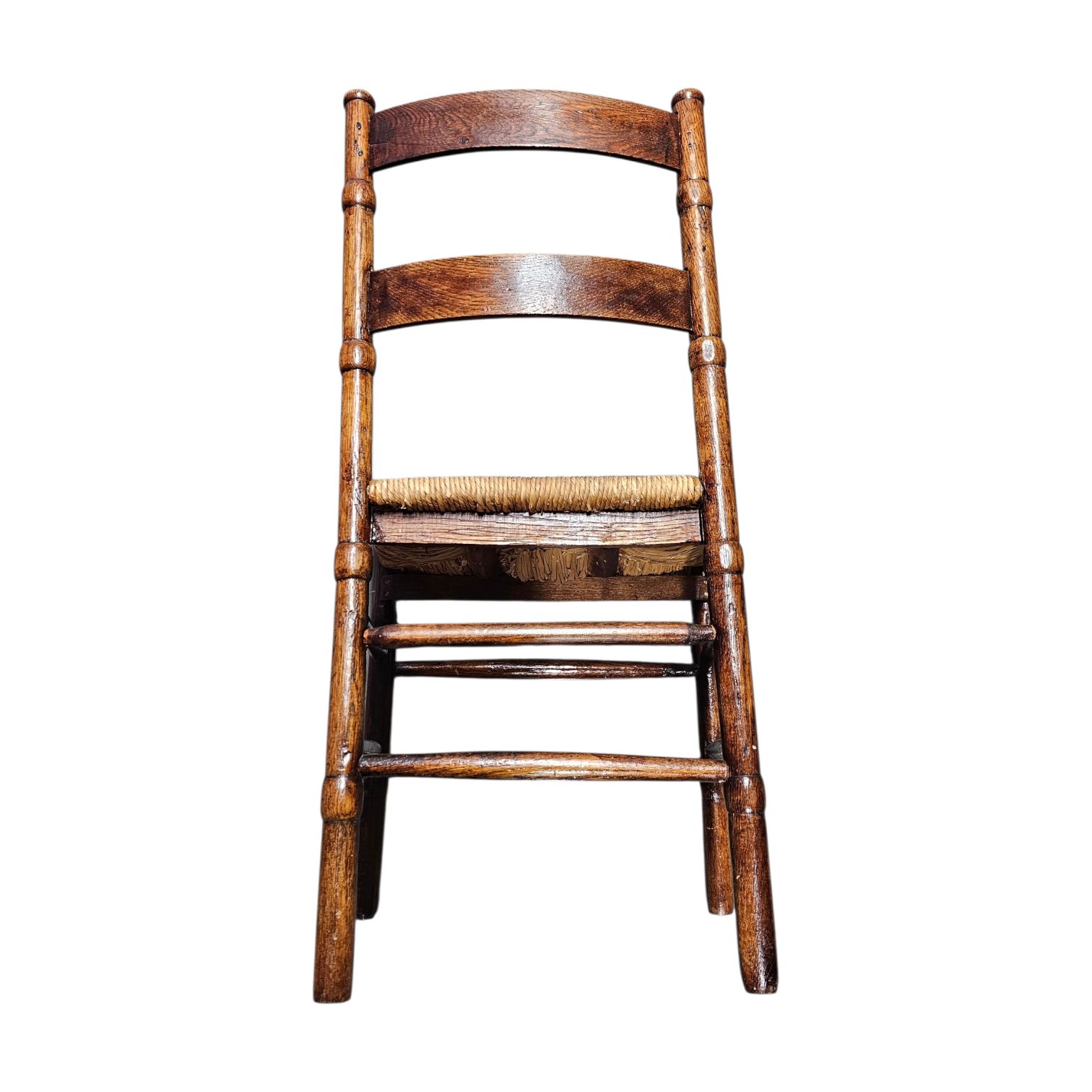 photo vinterior 2 X Art Deco Rush Chair / Amsterdamse School / Jac Levee / Mid Century