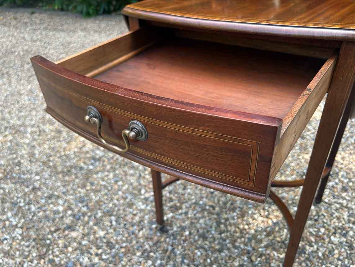 19th Century Mahogany Oval Pembroke Table photo buy