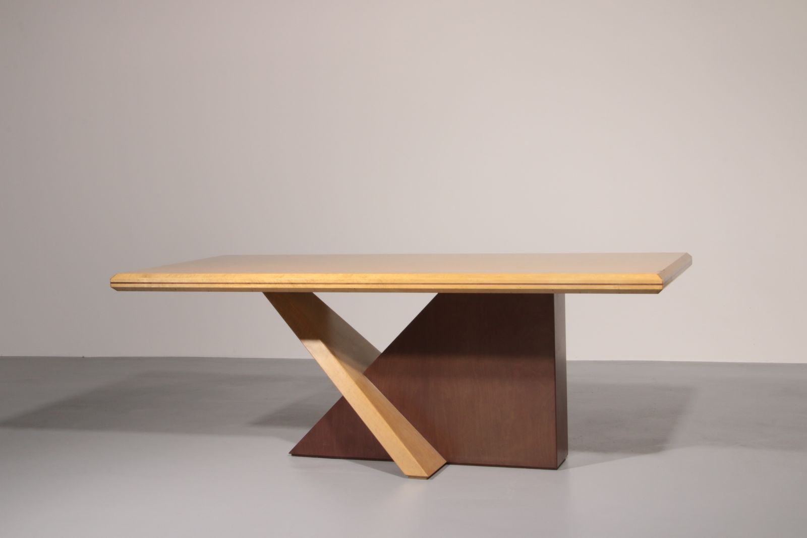 Italian Saporiti Wooden Dining Table 1960 photo Furniture