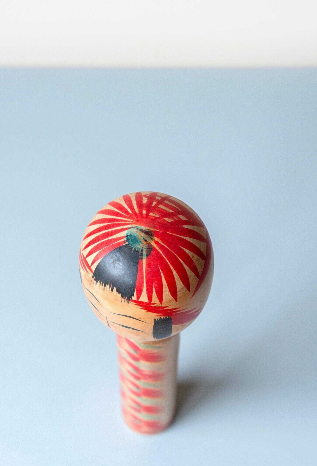Vintage Naruko Kokeshi Doll, Signed Japanese Wooden Folk Art Figure photo 108.0