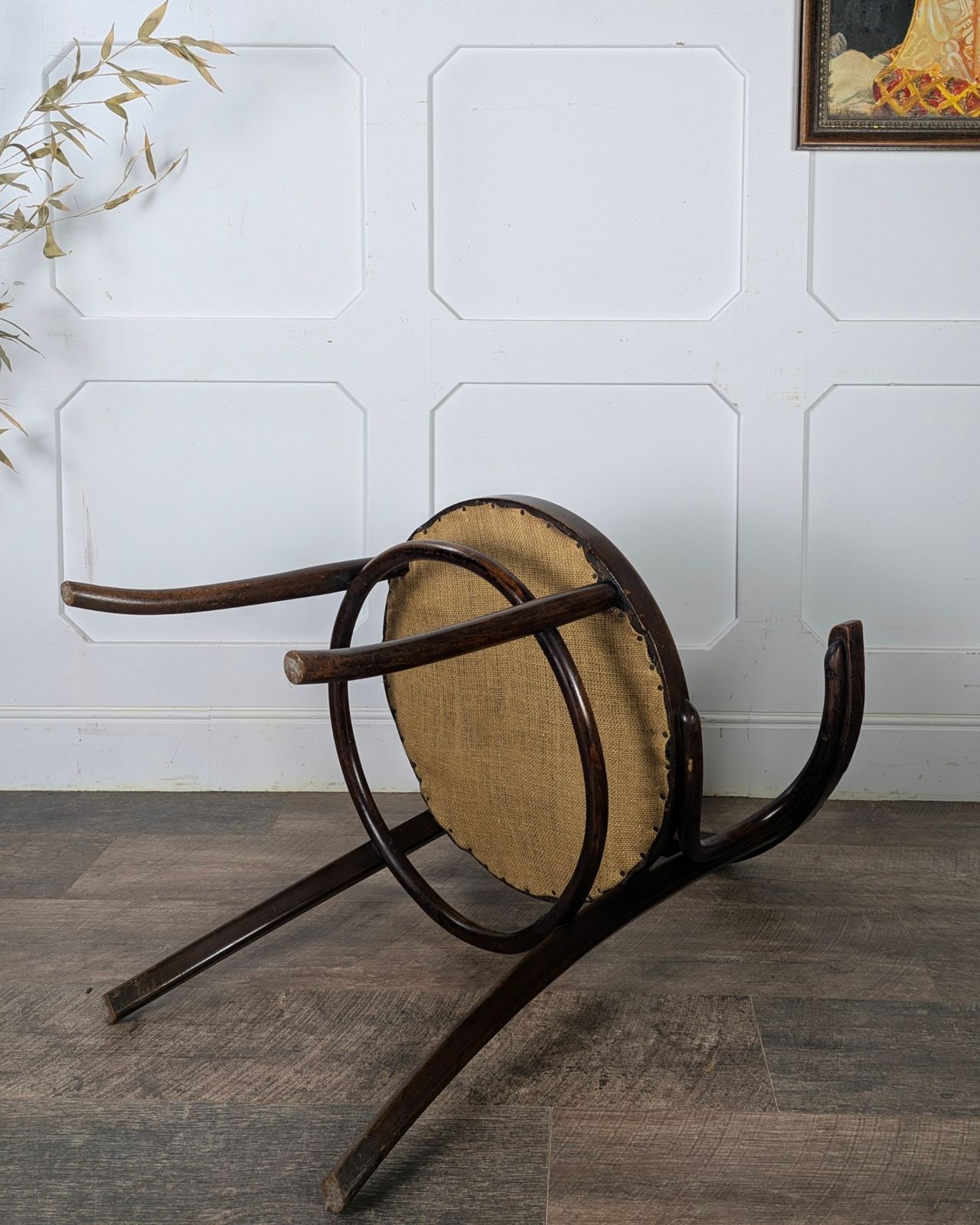 Early 20th Century Thonet Style Bentwood Armchair photo vintage