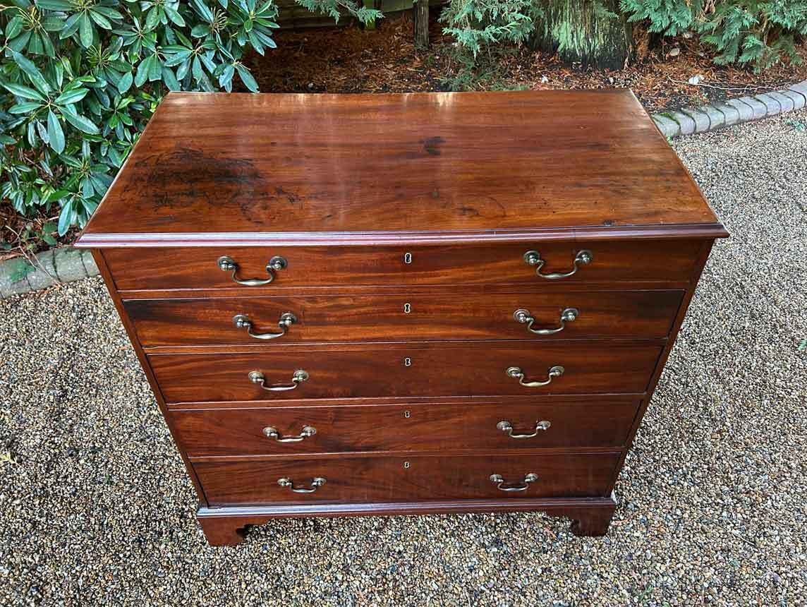 18th Century Georgian Mahogany Chest Of Drawers photo 1650.0
