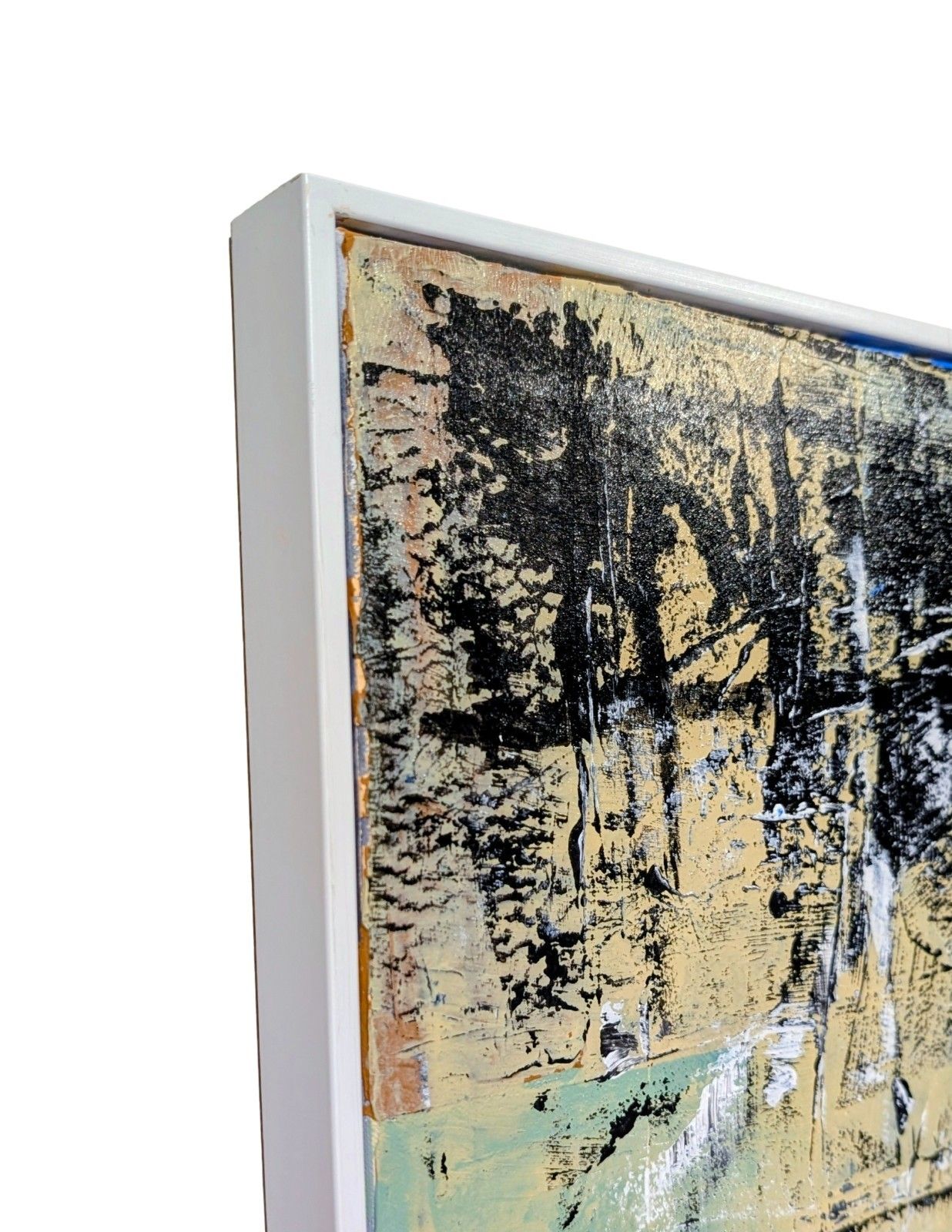 Original Modernist Abstract Signed Painting By Benjamin Frais Large Wall Art 32 photo Art