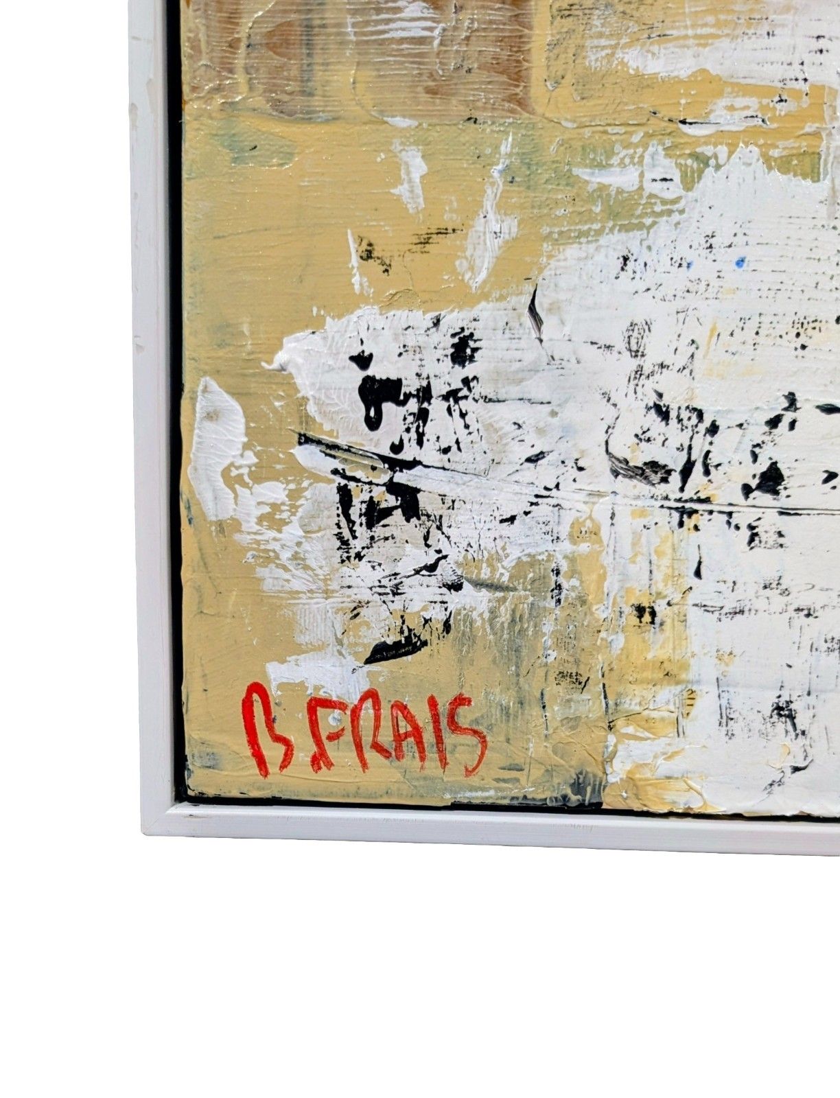 Original Modernist Abstract Signed Painting By Benjamin Frais Large Wall Art 32 photo 795.0