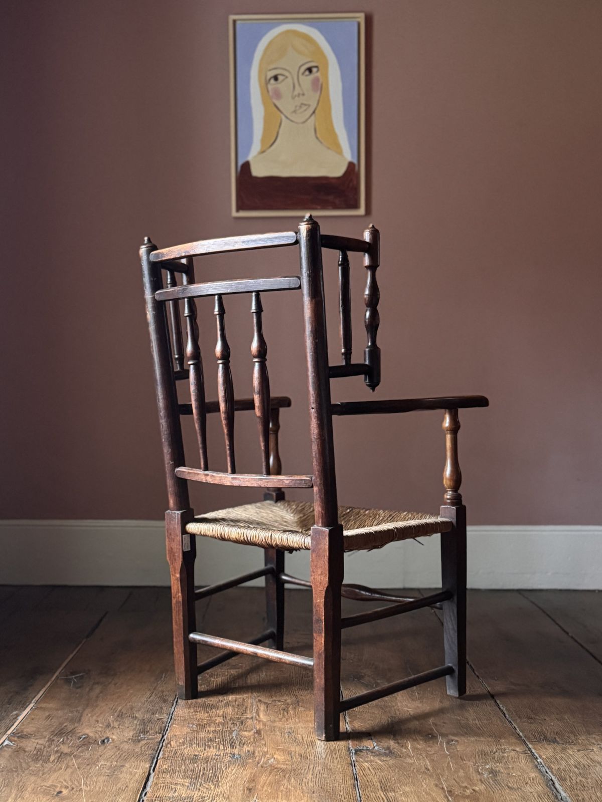 Rare 19th Century Cheshire Armchair photo 1300.0