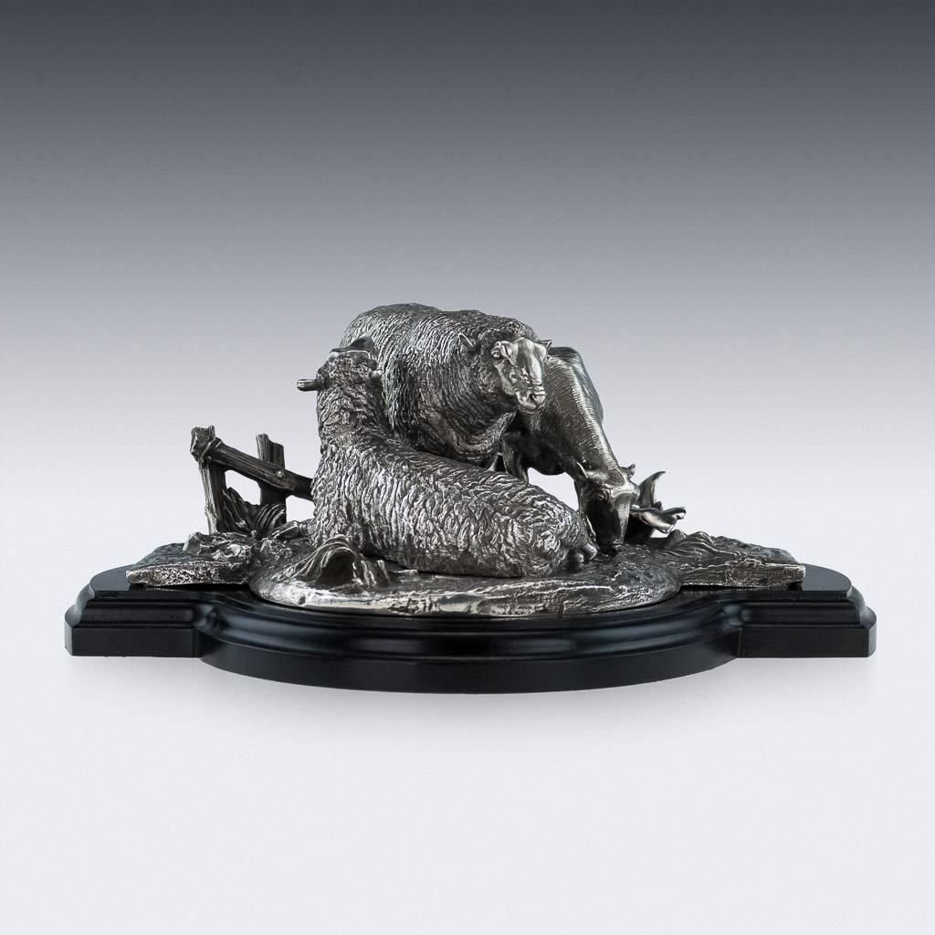 Antique 19th Century, French Solid Silver Centrepiece, Froment Meurice, Paris photo furniture