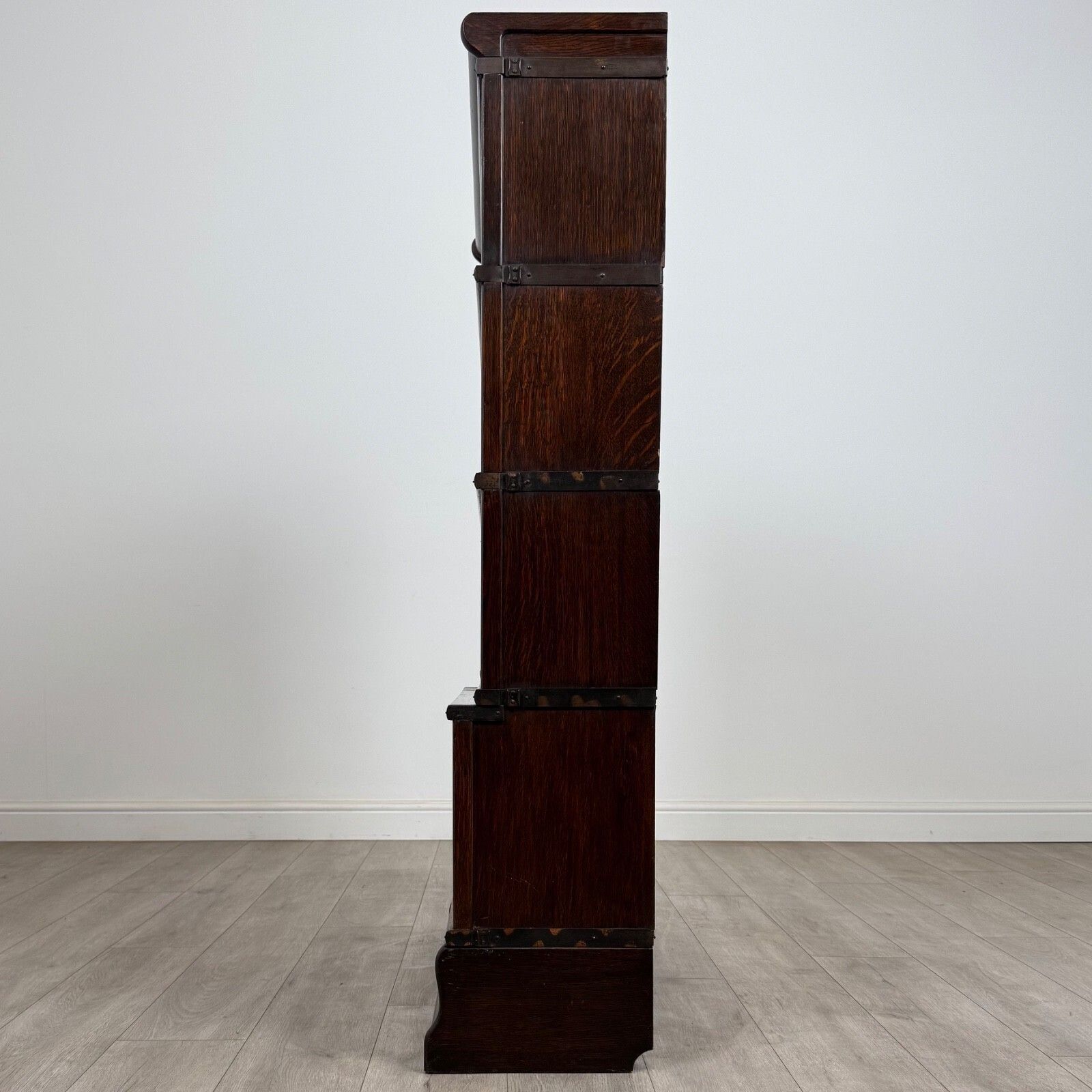 Antique 20th Century Globe Wernicke Stacking Bookcase In Oak photo 825.0