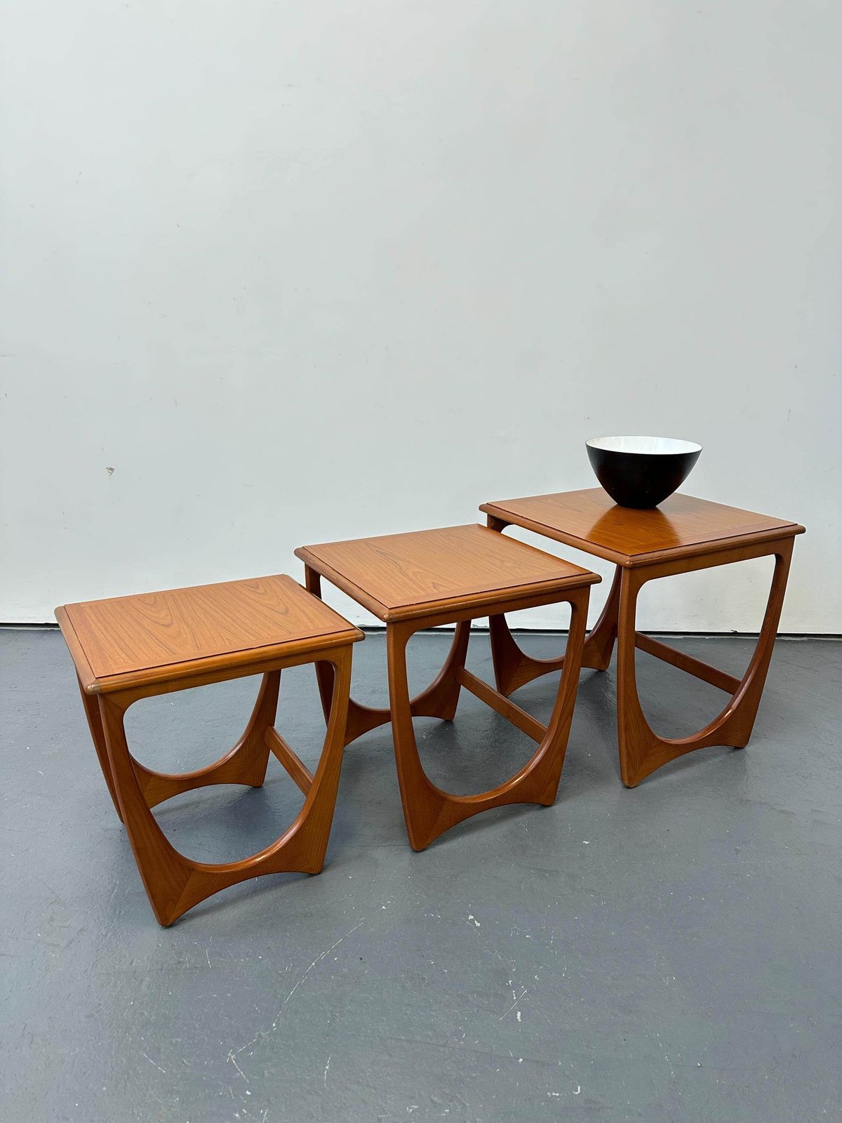 Vintage G Plan Teak Astro Fresco Nest Of Tables. Danish Retro Mid Century