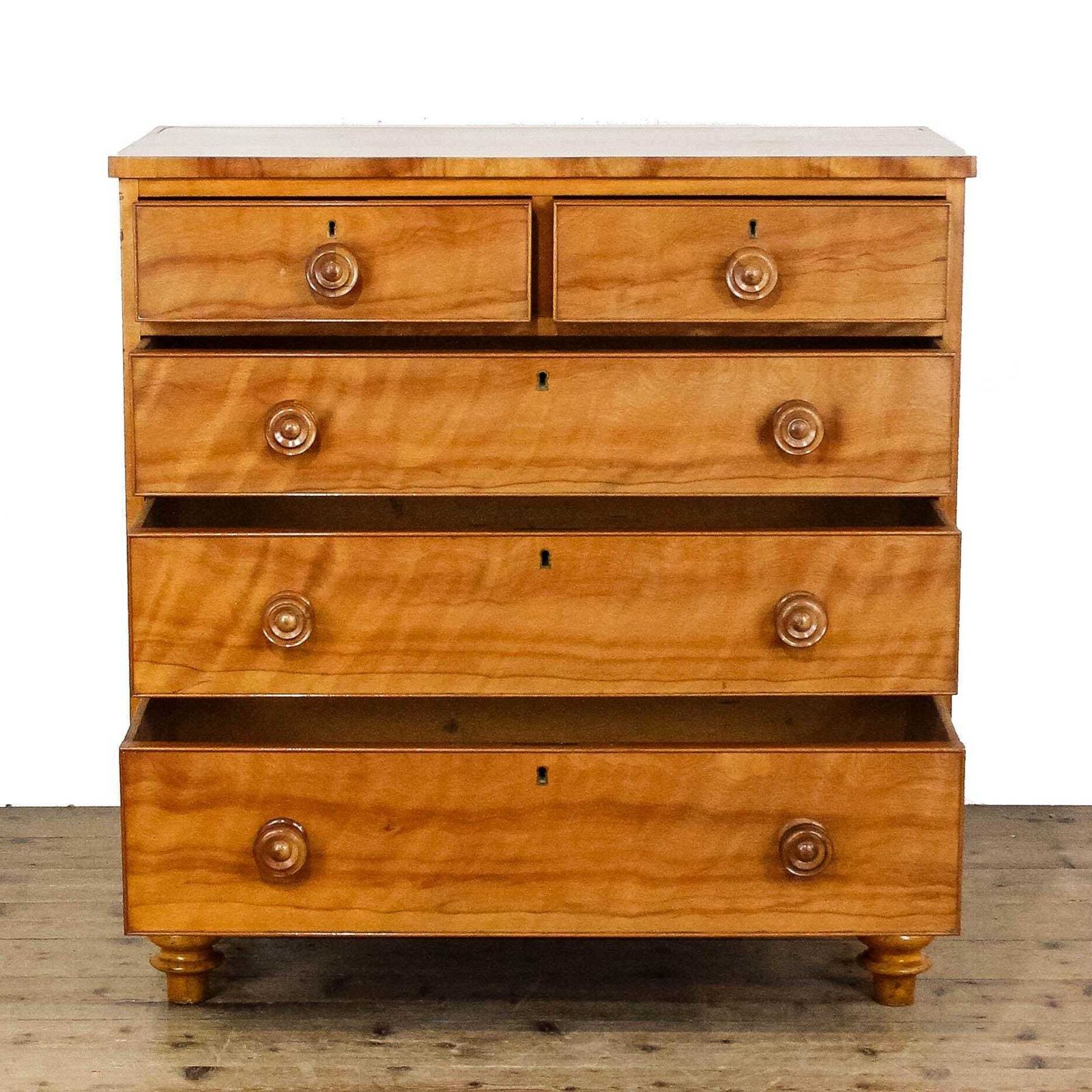 Antique Satin Walnut Chest Of Drawers photo Furniture