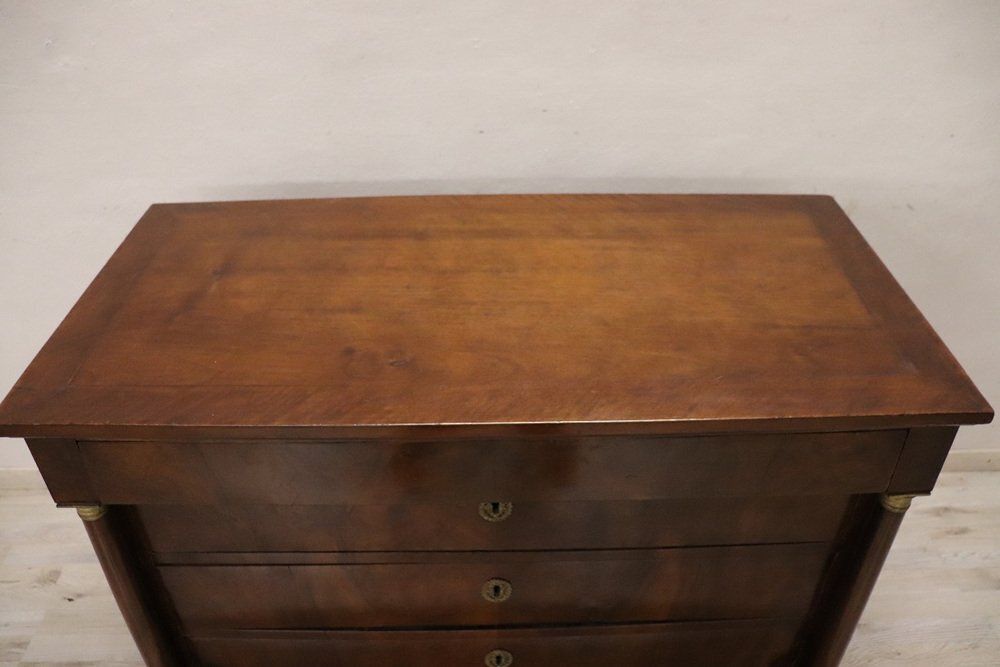 Antique Early 19th Century Walnut Chest Of Drawers photo 3302.0
