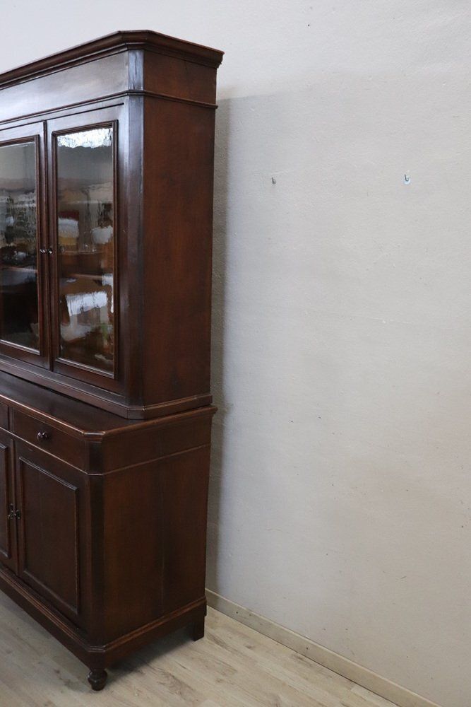 photo buy Antique Mid 19th Century Sideboard In Walnut Veneer