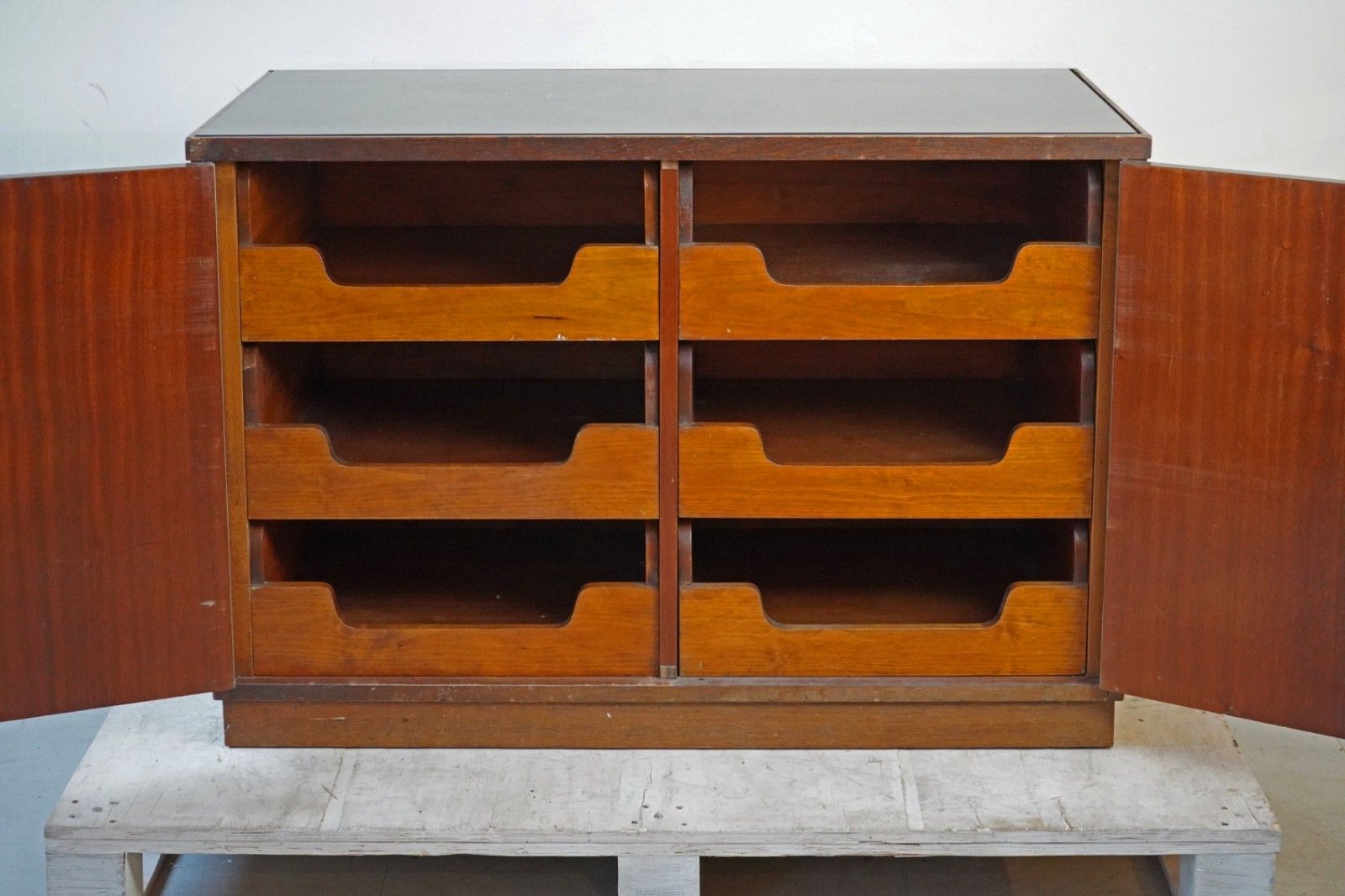 French Art Deco Glass Top  Haberdashery Unit photo for sale
