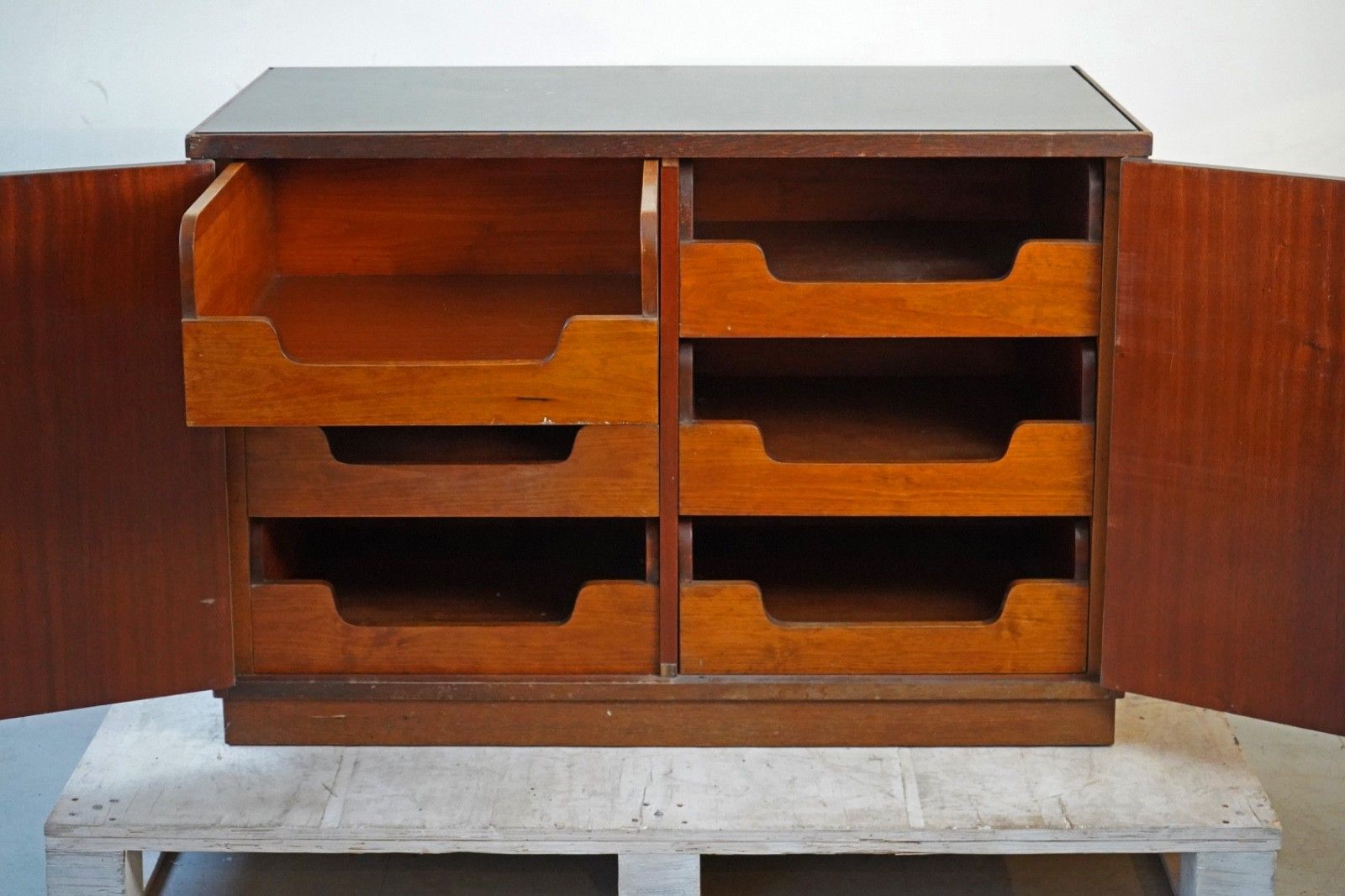 French Art Deco Glass Top  Haberdashery Unit photo Furniture