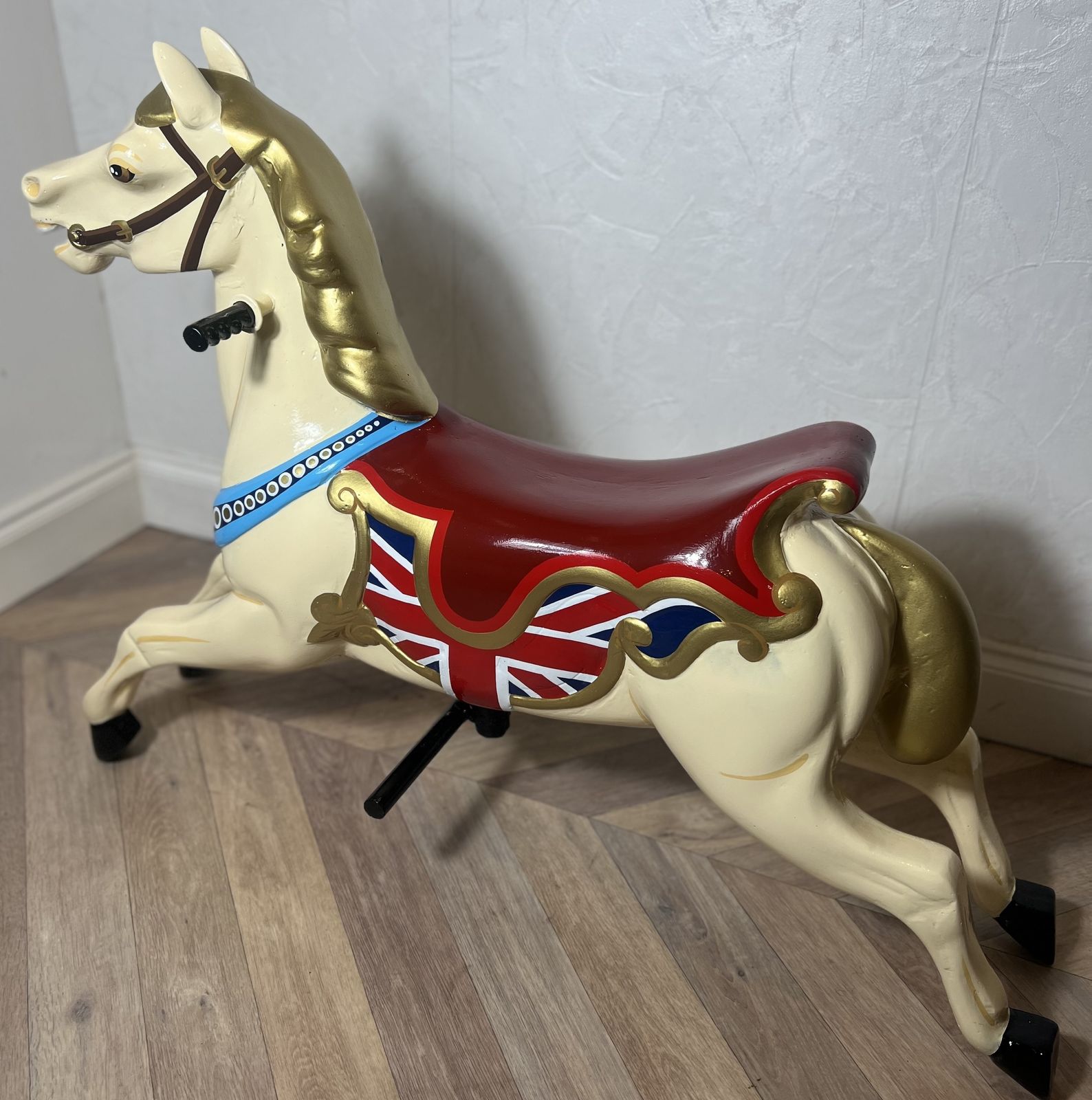 Rare Large Fairground Carousel Jumper Horse – Floor Standing Statement Piece photo buy