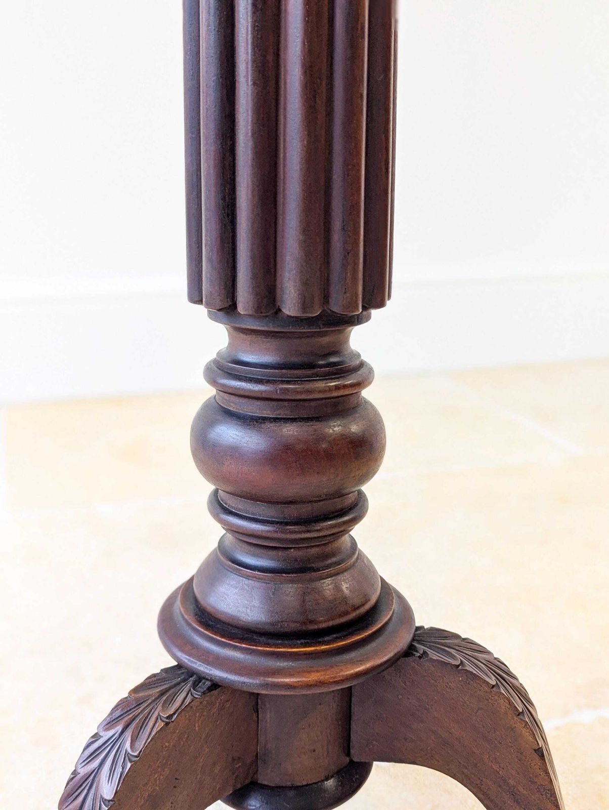 Home Decor Antique William IV Mahogany Torchere C.1830 photo