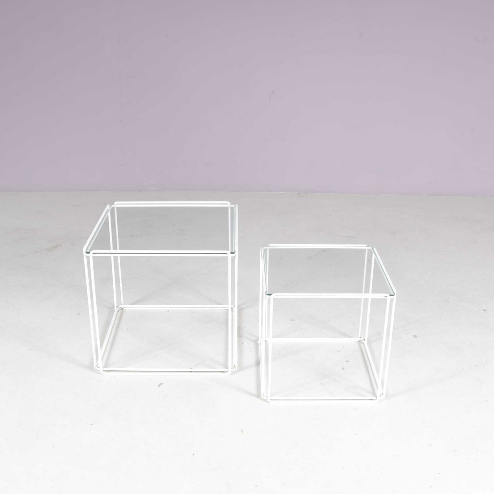 1960s Pair Of “Isocele” Side Tables By Max Sauze, France photo vinterior