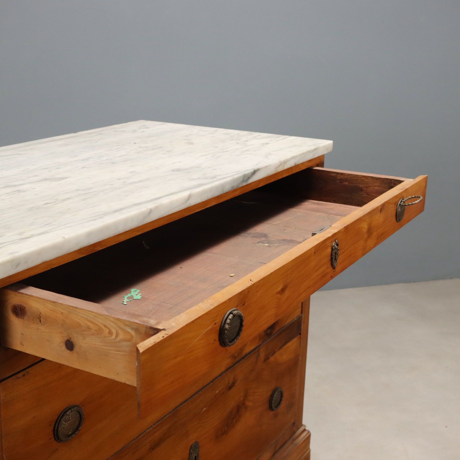 Antique Chest Of Drawers Cherrywood 3 Drawers XIX Century photo Furniture